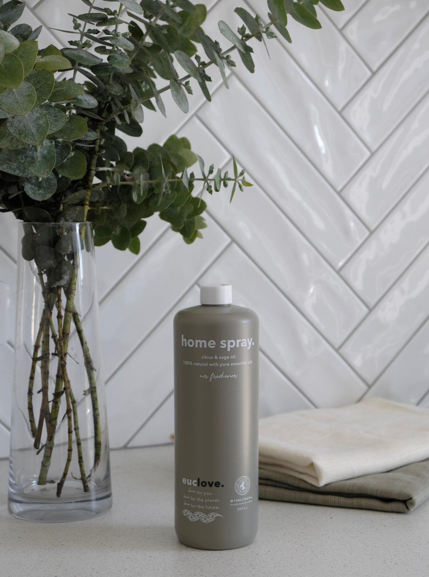 Natural Home Spray Citrus & Sage 1 Litre refill